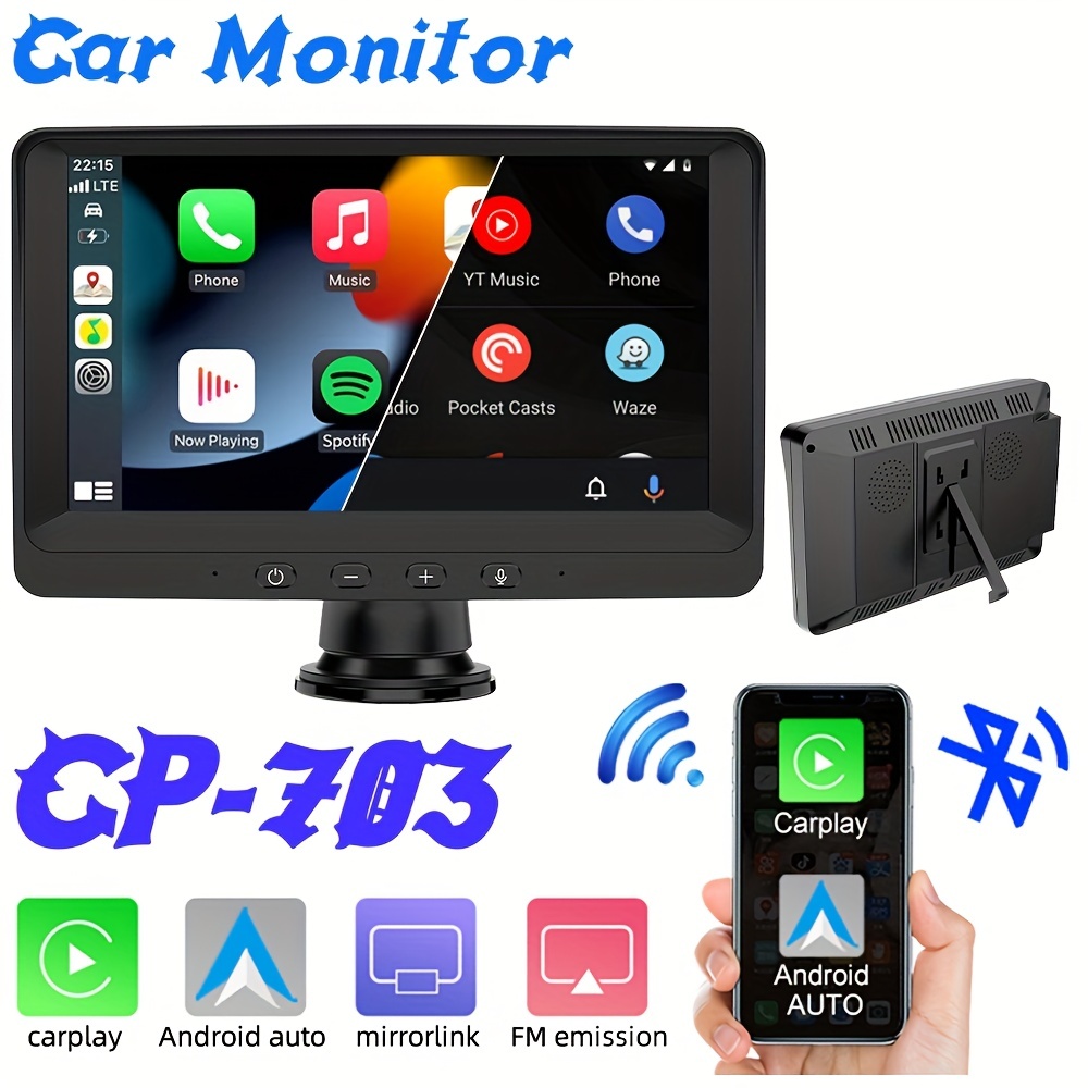 Car 2k Smart Screen Front And Rear Dual Recording 1080p - Temu
