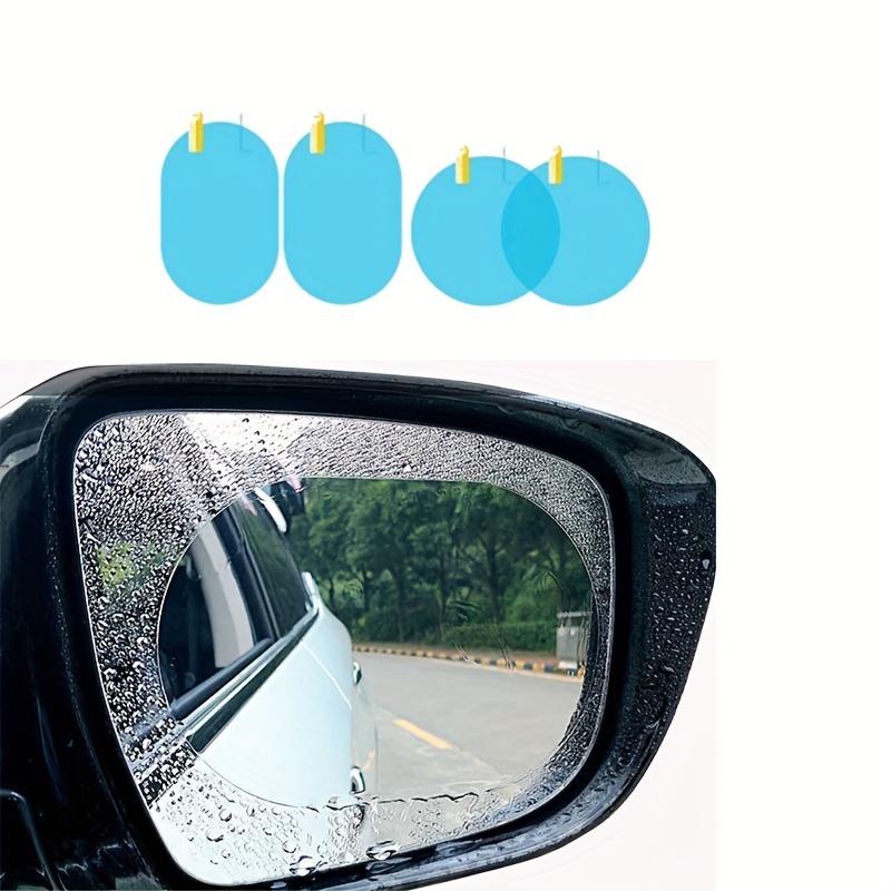 Film de protection de miroir de voiture, Anti-pluie, Anti-buée, Anti-sale