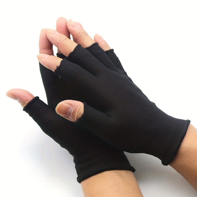 Durable Fingerless Fishing Gloves Women Men Protect Hands - Temu