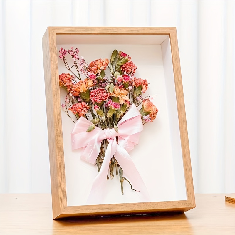 Dried Flower Specimen Decorative Frame - Wood - Intricate Design - Nature  from Apollo Box