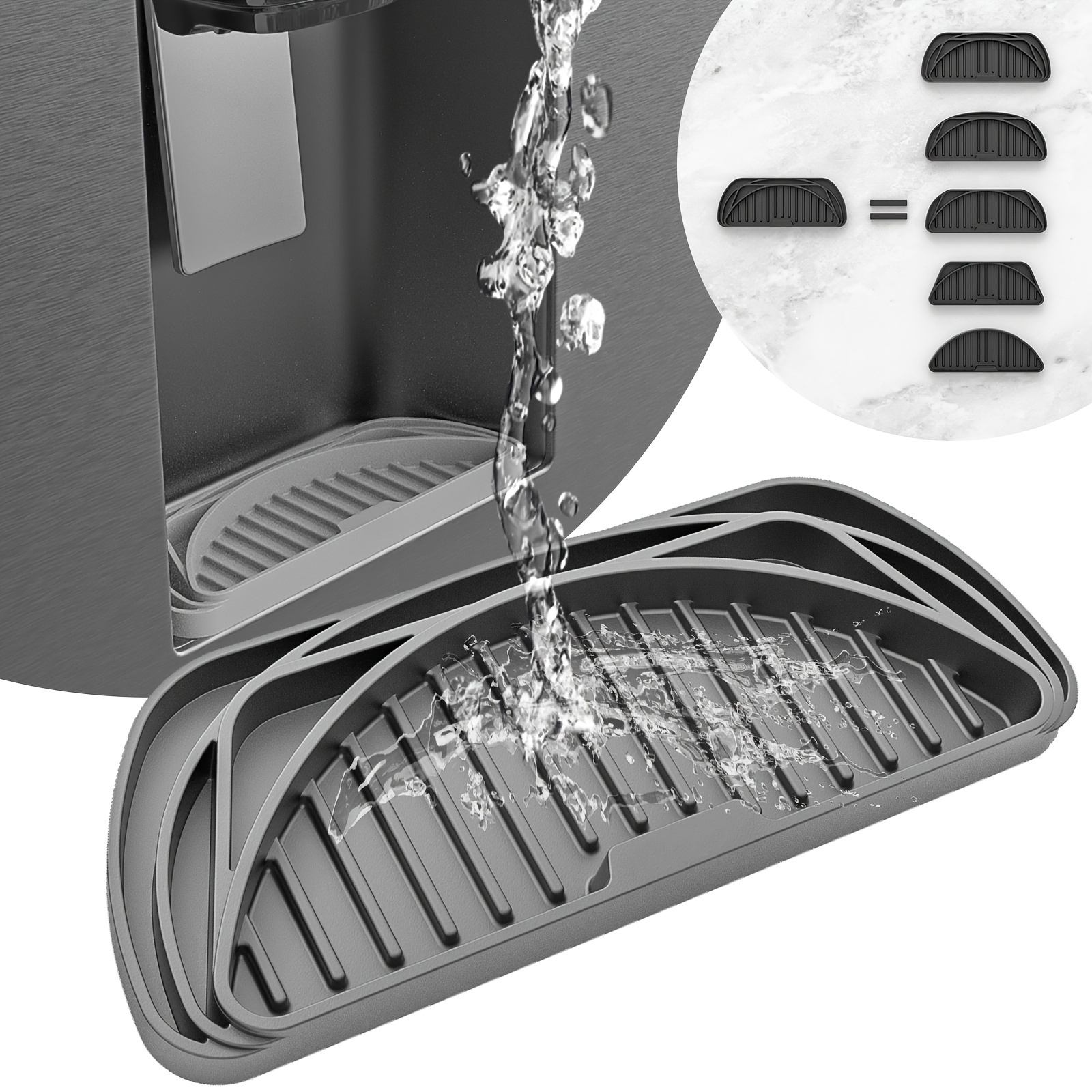 Refrigerator Drip Silicone Catcher Tray Cuttable Silicone - Temu