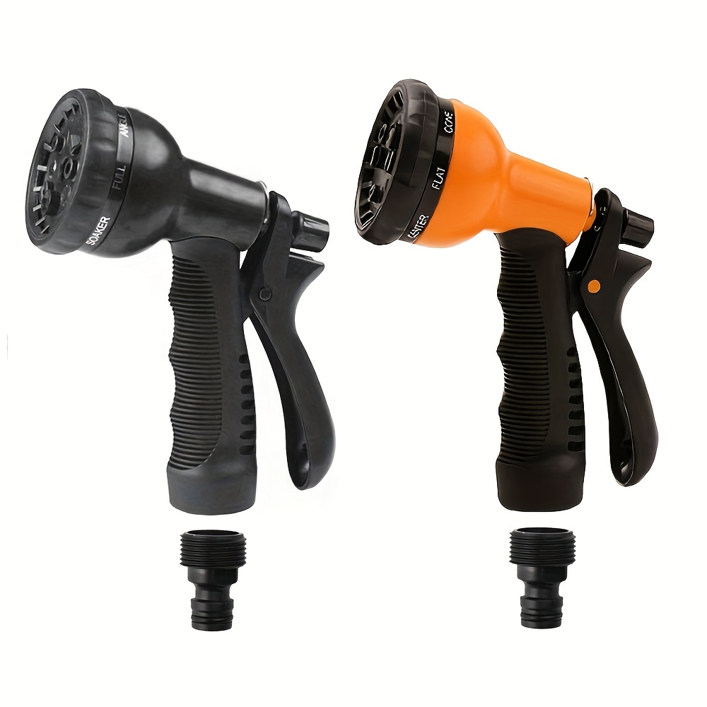 1pc Adjustable Garden Water Gun Sprinkler, Hose Nozzle, High Pressure  Sprinkler For Car Wash, Cleaning Tool, Lawn Watering Sprinkler Spray Gun