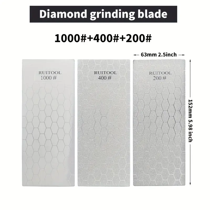Pocket Knife Sharpener Diamond Wetstone Scissors Grinder