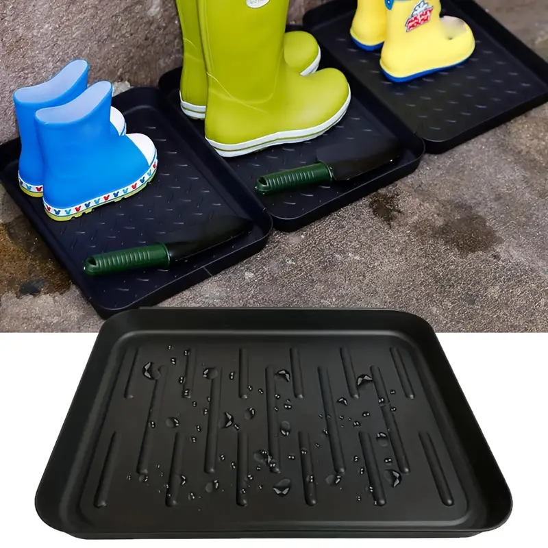 Boot Tray Mat For Entryway Indoor Plastic Small Shoe Mat - Temu