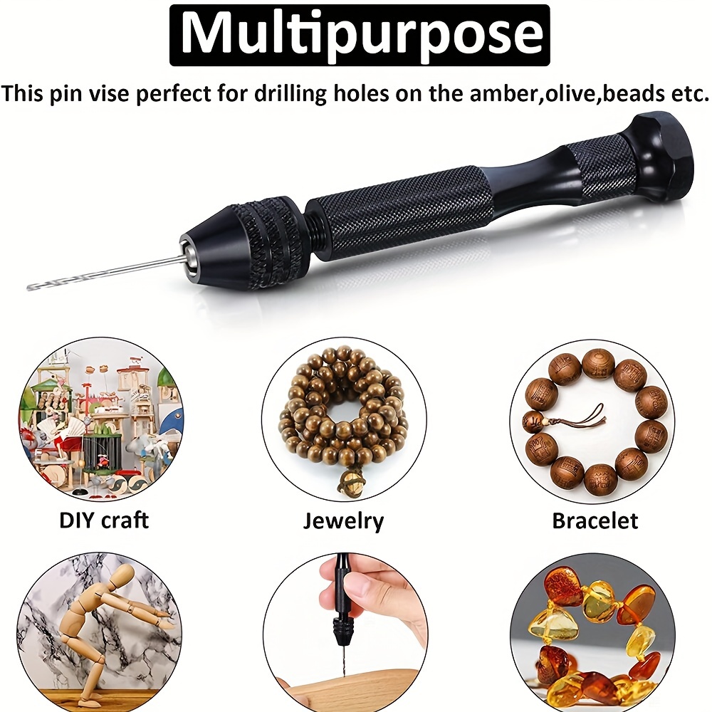 Mini Hand Drill Precision Resin Molds Tool With 10pc Twist Drill