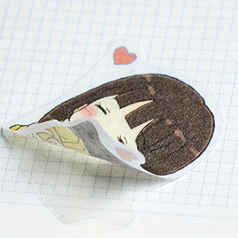 Kawaii Washi Paper Sticker Adhesive Sticker For Diy - Temu