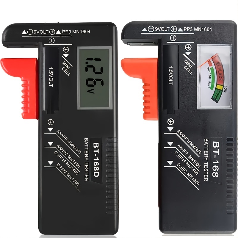 Comprobador tester para pilas AA, AAA, C, D y 9 Voltios - Baterias para  todo Reguero Baterias