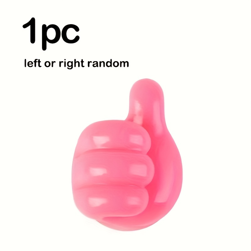Creative Thumb Hook Multi-Functional Cable Fixing Wire Organizer Traceless Strong Adhesive No-Punch Hook, Desk & Drawer Organizer for Home Storage