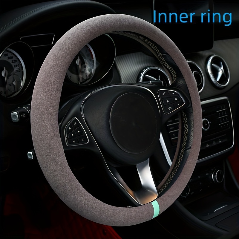 New Car Steering Wheel Cover Universal Turn Fur Fashion - Temu Germany