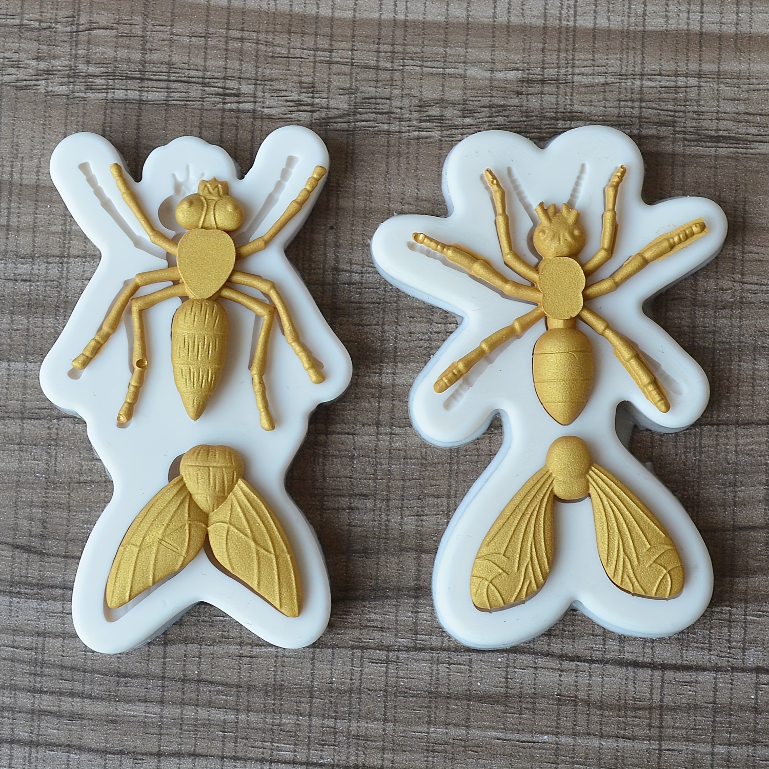 Bumblebee Silicone Mold Diy Bee Insect Cupcake Topper Molds - Temu