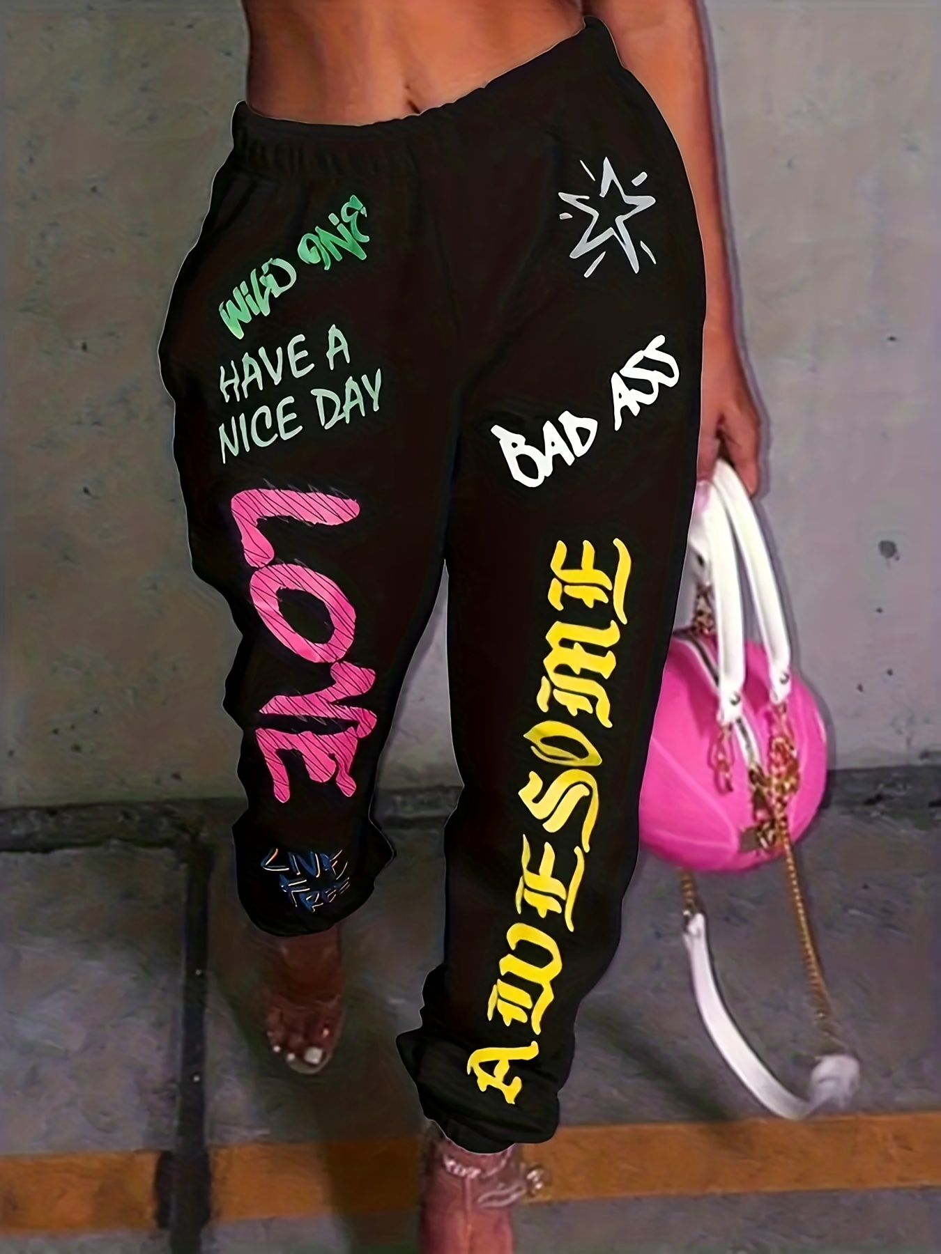 ZUMBA Be the Boss Cropped Boxy Top+Hip Hop Dance Sweat Pants RARE! 2Pc.SET!  S M