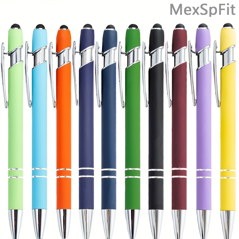 Bolígrafos capacitivos con tinta azul, punta de goma sensible para tu  teléfono, Samsung Galaxy y la mayoría de dispositivos de pantalla táctil