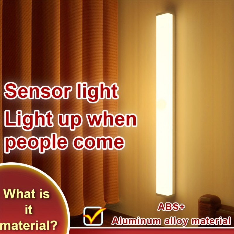 Luz de armario LED con sensor crepuscular y movimiento 2,5W 4000K -  Mercantil Eléctrico