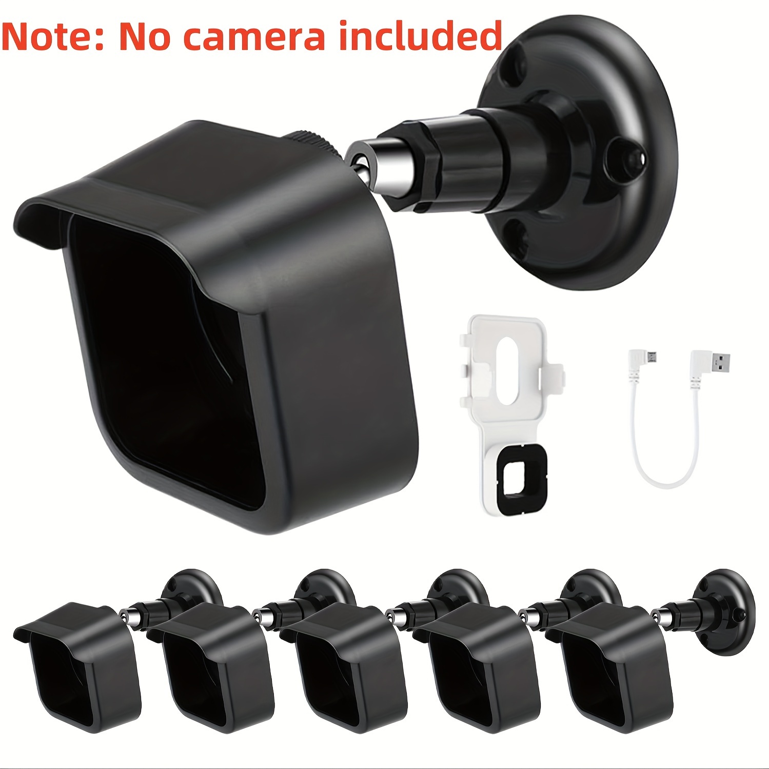 All-New Blink Outdoor Camera Surveillance Mount, 3 Pack Weatherproof  Protective Housing and 360 Degree Adjustable Mount with Sync Module 2 Mount