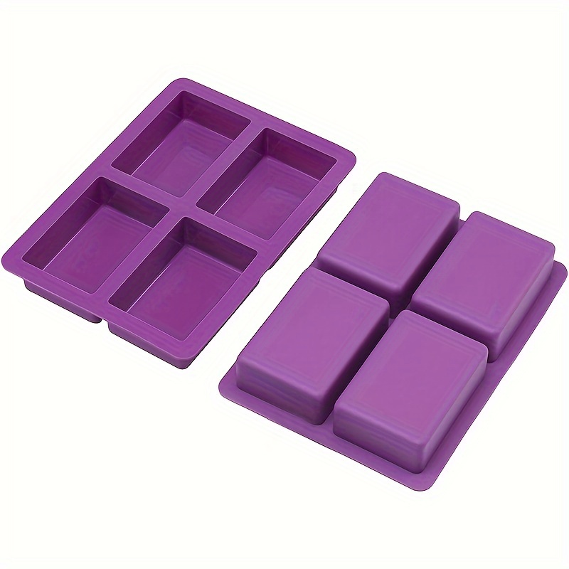 1pc, Silicone Soap Mold With Wooden Box 74.39oz Large Rectangle Silicone  Soap Mold 4.85LB High Quality Durable