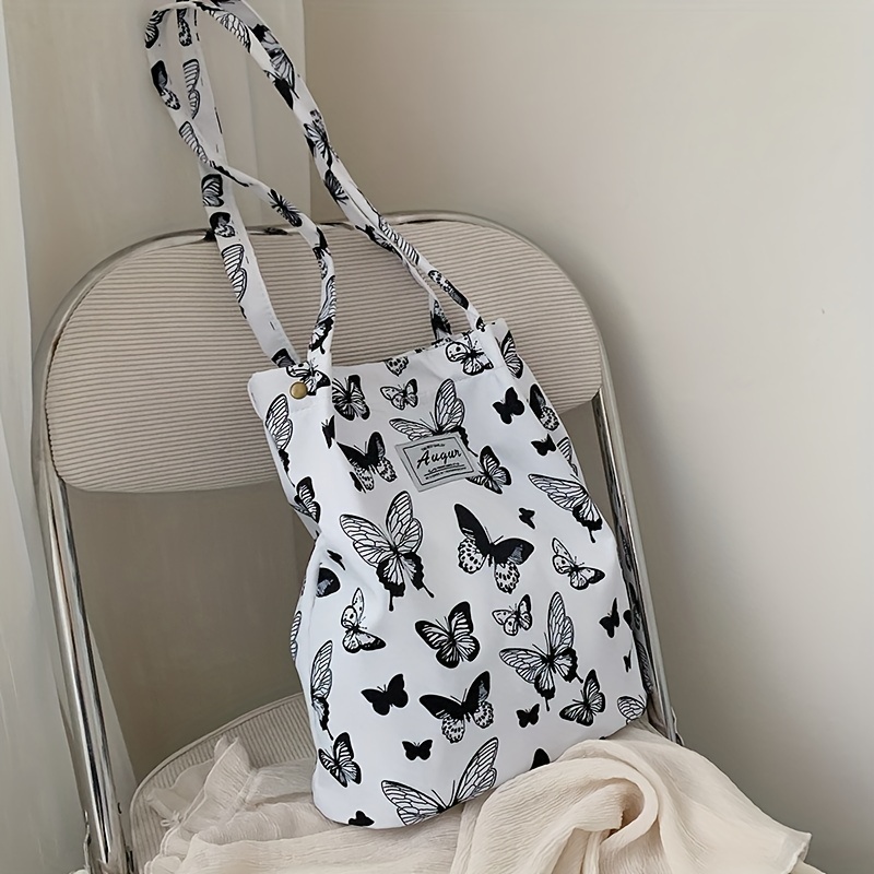 Casual Print Tote Bag Large Capacity Handbag