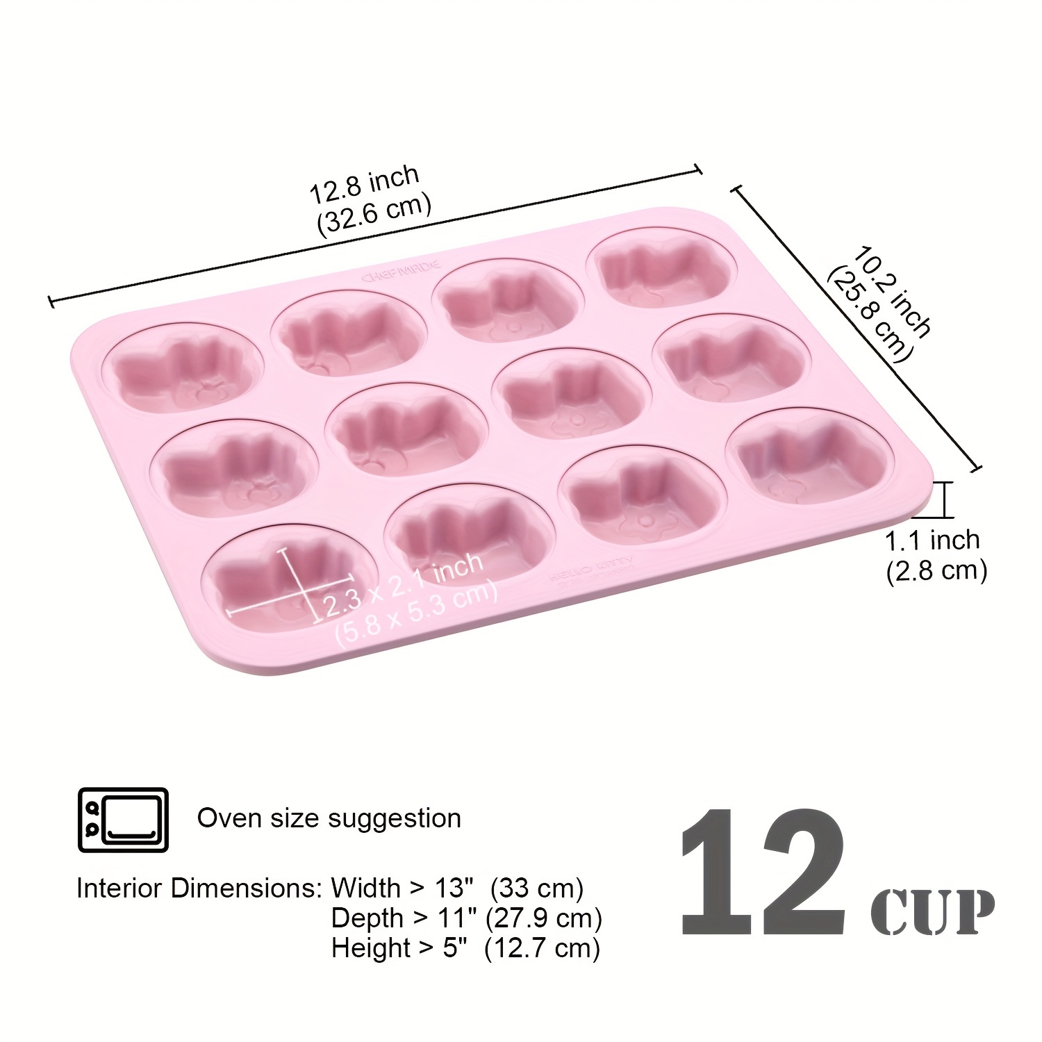 Cheesecake Pan Mini 12 Cavity 1 1/2 Deep