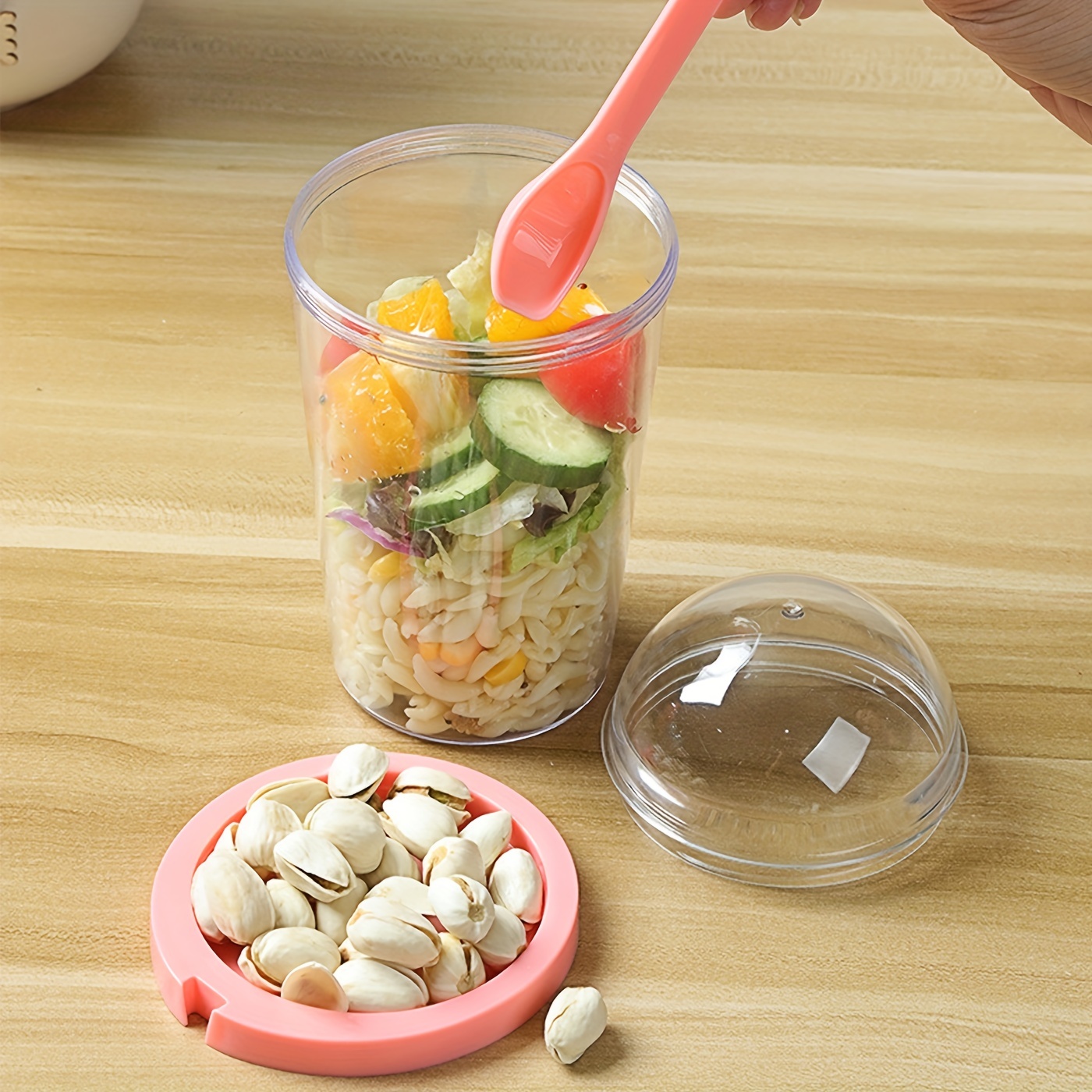 Reusable Salad Bowls Overnight Oats Container Breakfast On - Temu