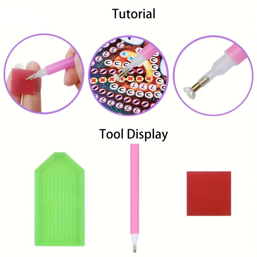 6pcs/Set Diamond Painting Coaster with Holder, Mandala Diamond Art Coaster  Kit for Beginners, Small Diamond Painting Kit for Adults Art Craft Supplies