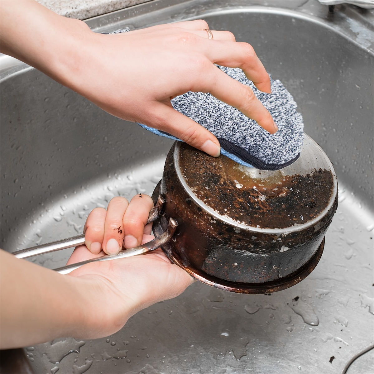 Non Scratch Multi Color Kitchen Utensil Scrubber Pad, Multi Use and Foam  Pad Sponge Scourer for Dish, Utensils All Type Washing, Stock Photo - Image  of housekeeping, cleaning: 281212968