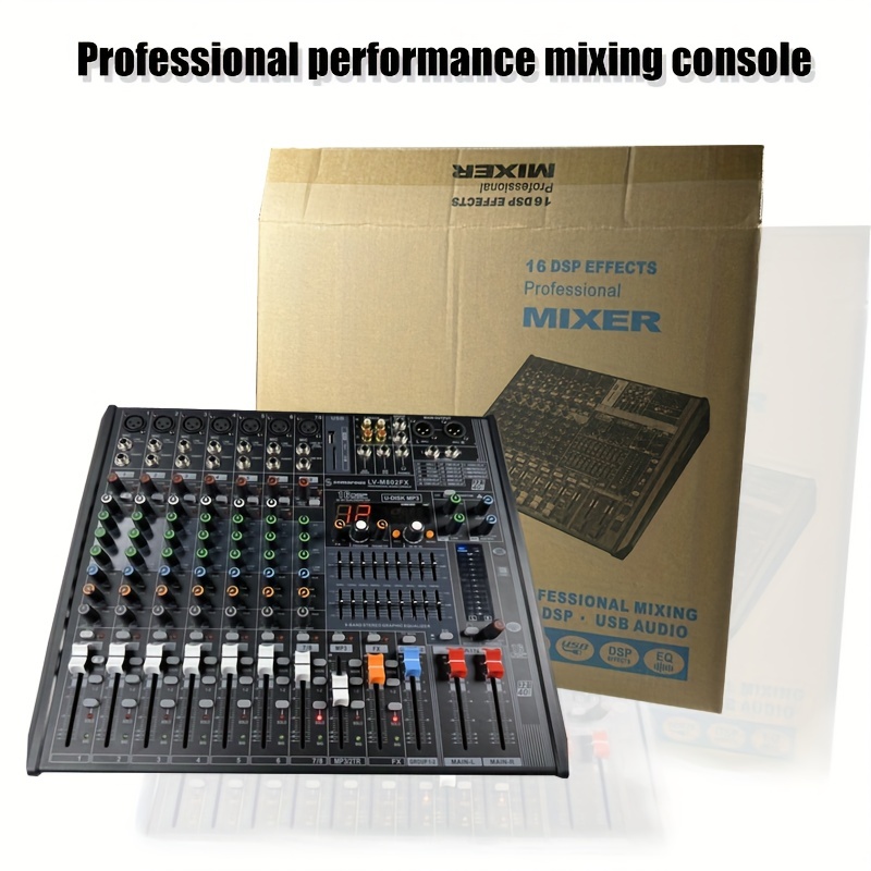 Depusheng 8/12 Channel Audio Mixer: Professional Sound - Temu