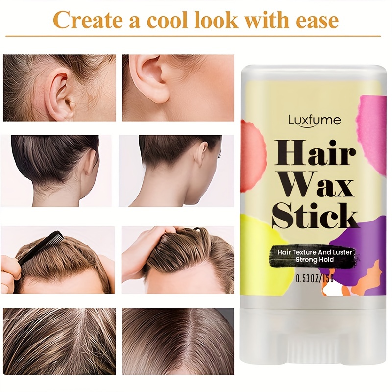 Wax Stick For Hair Hair Pomade Stick Long lasting Styling - Temu