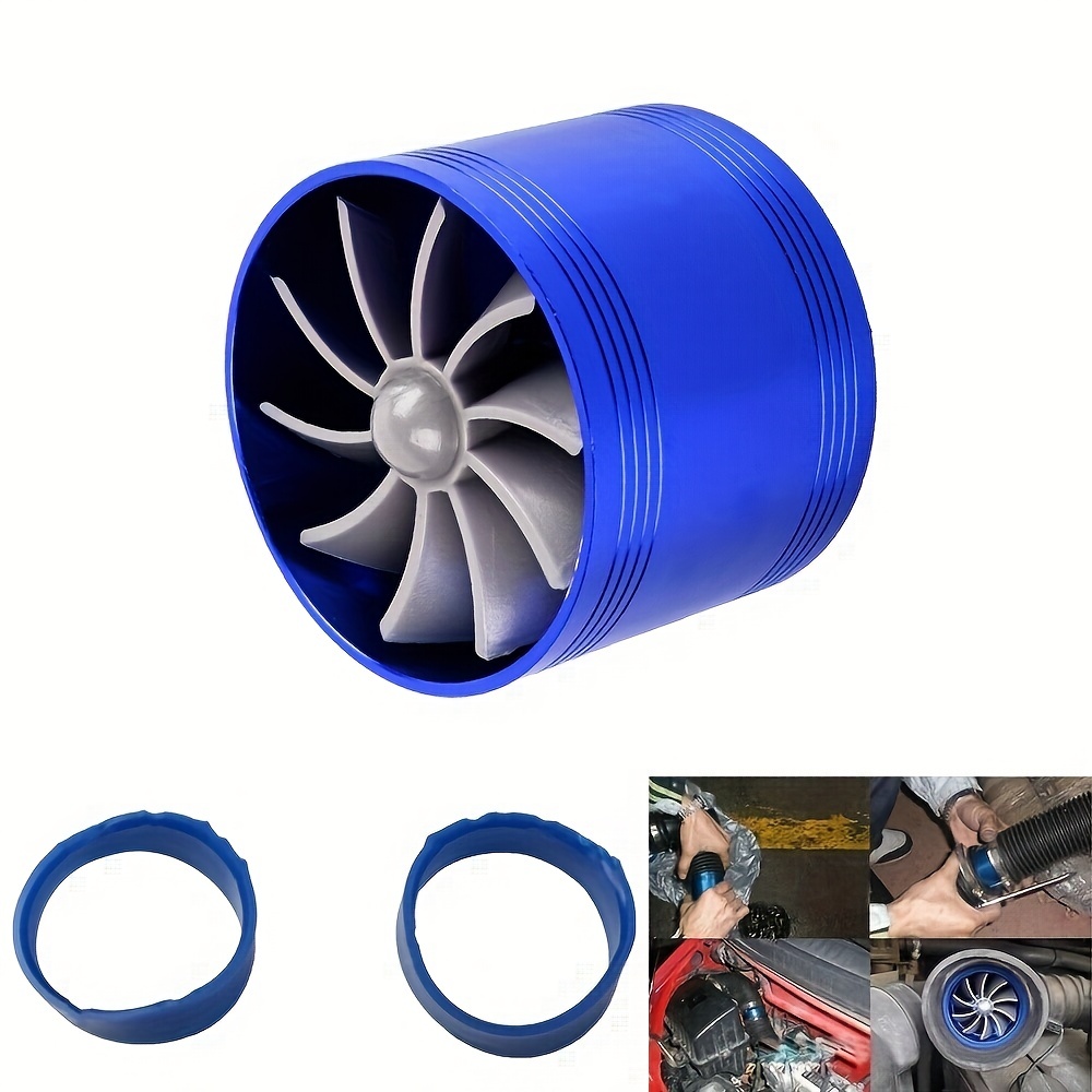 64mm Single Fan Turbo Engine: Supercharge Your Car's Fuel Efficiency with a  Turbonator Air Intake!