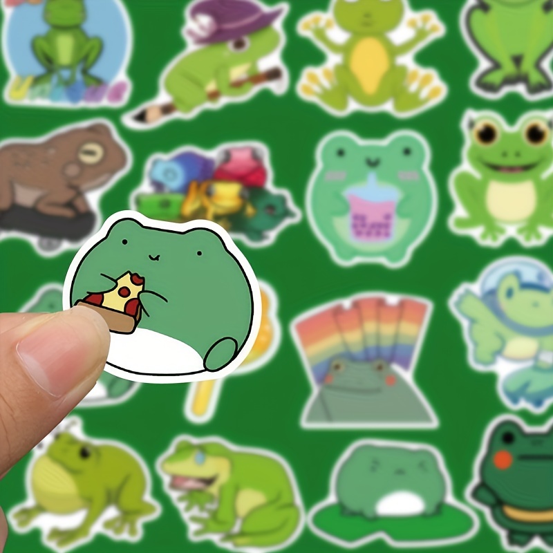 Adorable Frog Stickers Perfect For Decorating Laptops - Temu Japan