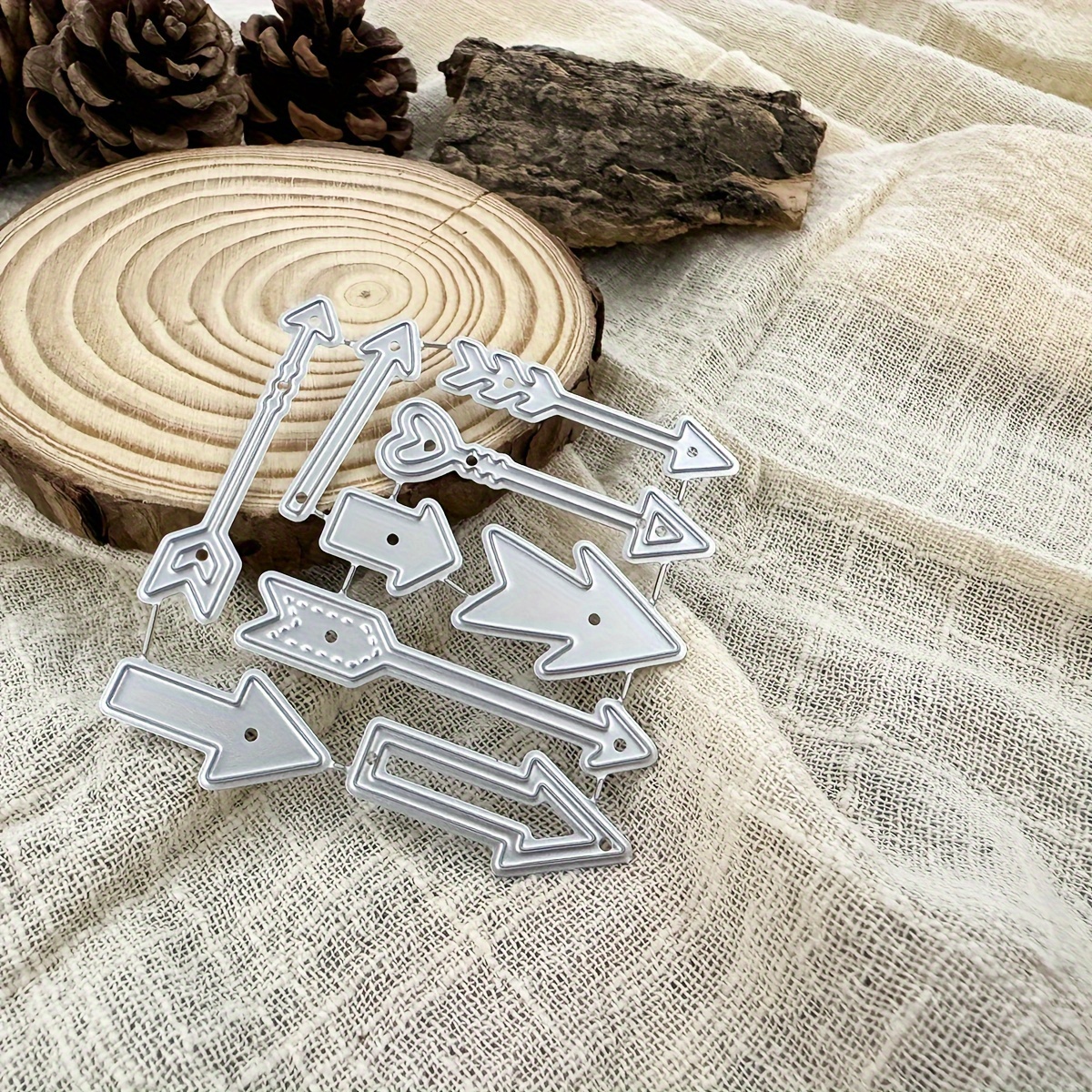 Lovely Styles Arrows Metal Cutting Dies Diy Scrapbooking Album Greeting Cards Home Decoration Holiday Handle Hand Made
