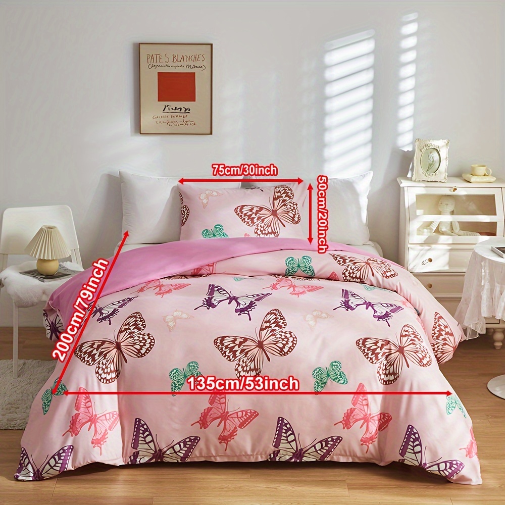 Duvet Cover Set (1 Duvet Cover + 1/2 Pillowcases Without Temu United