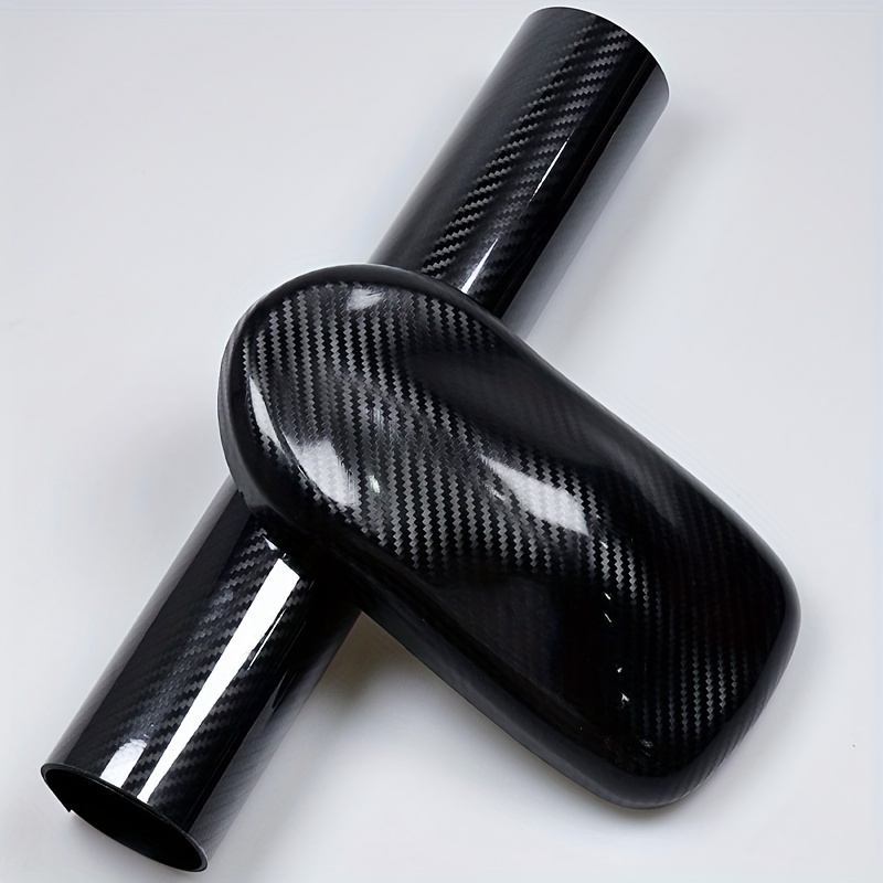 Auto Aufkleber Glänzend Schwarz Carbon Faser Muster Wasserdichte