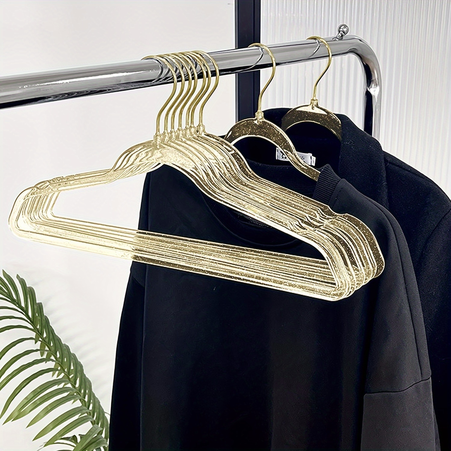 Traceless Non slip Plastic Clothes Hangers Heavy Duty - Temu