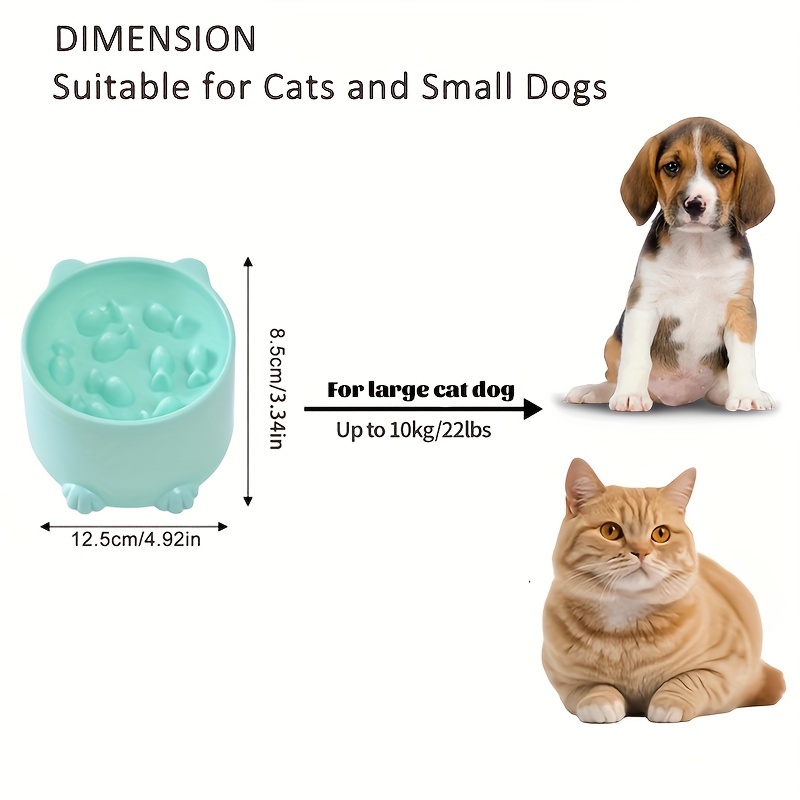 Anti choking Pet Slow Feeder Bowl Dogs Cats Anxiety Relief Temu