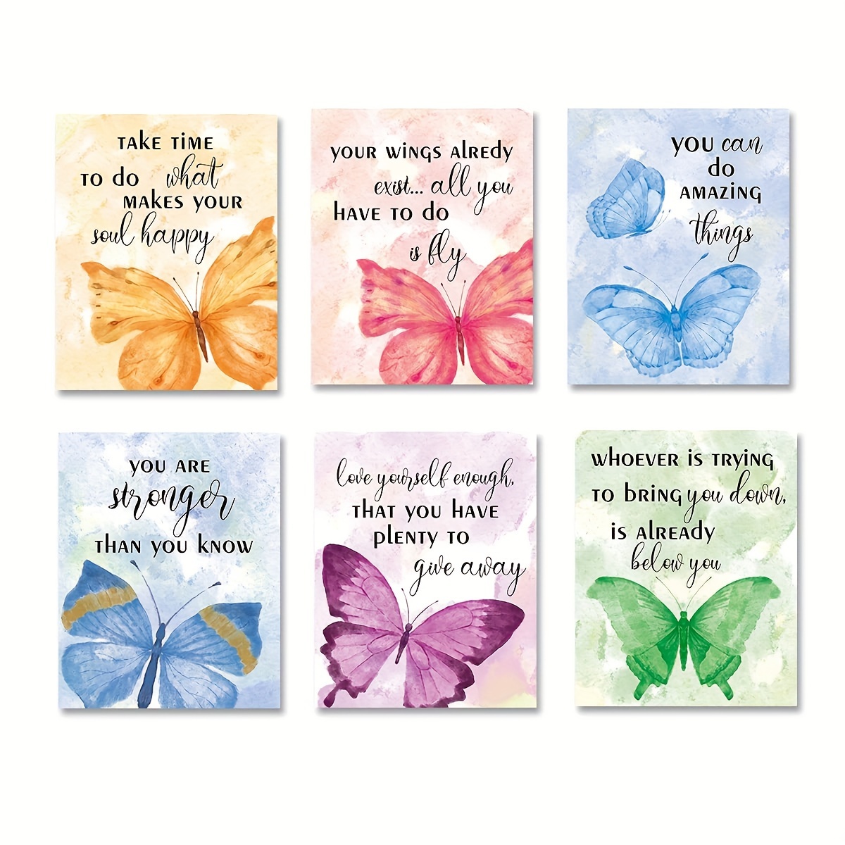 Butterfly Inspirational Canvas Prints Wall Art For Teens Girls