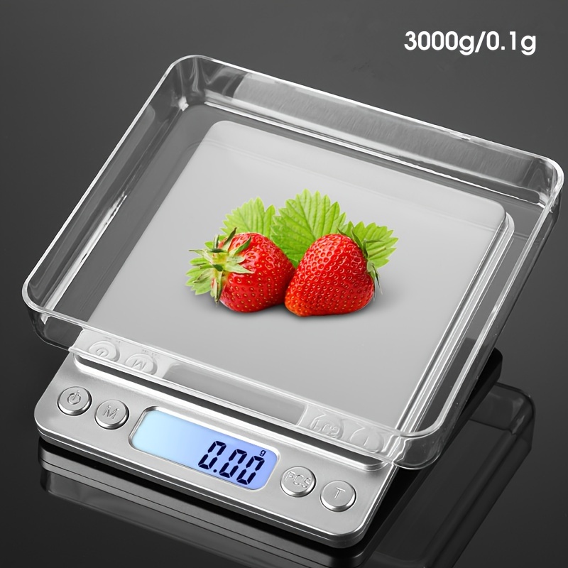 Digital Kitchen Scale, 3000g Mini Pocket Jewelry Scale, Cooking