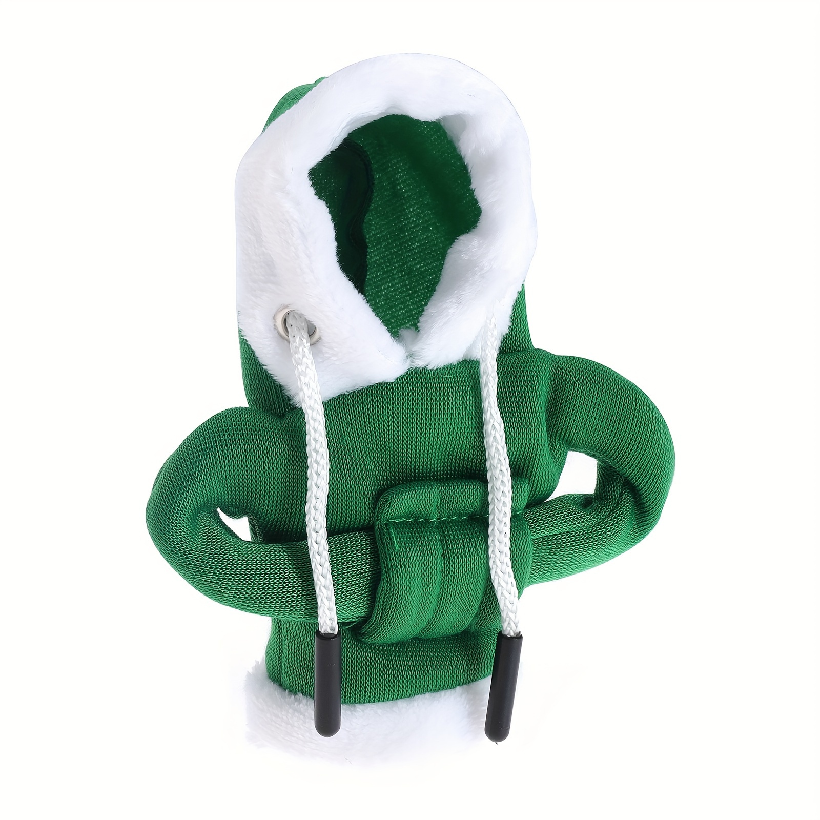 Santa Claus Car Gear Shift Cover Hoodie, Fashionable Mini Hooded Sweatshirt for Auto Gear Stick Shifter Knob, Christmas Gifts,Temu