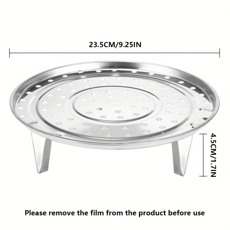 Stainless Steel Removable Steamer Rack With Multi-functional Steaming Grid