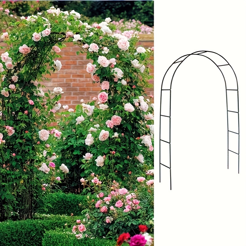 

1 Pack, Climbing Pergola Flower Rack Arched Arch Climbing Green Plant Pole Grape Stand Clematis Stand Outdoor Patio