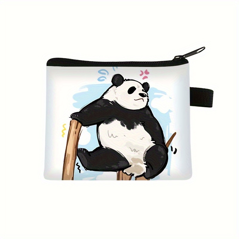 Bolsa De Moedas Com Padrão De Panda De Desenho Animado Kawaii, Bolsa De  Armazenamento Com Zíper De Embreagem, Bolsa Leve E Versátil Para Transporte  - Todas As Bolsas - Temu Portugal
