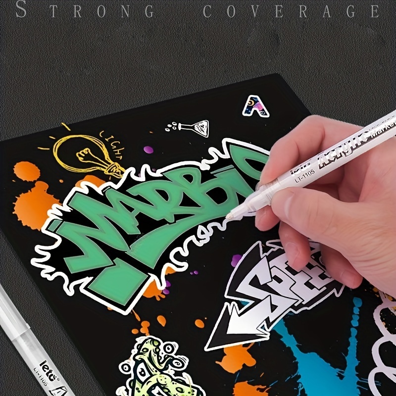 Acrylic Markers Paint Pens Graffiti Pens Quick Dry Waterproof With