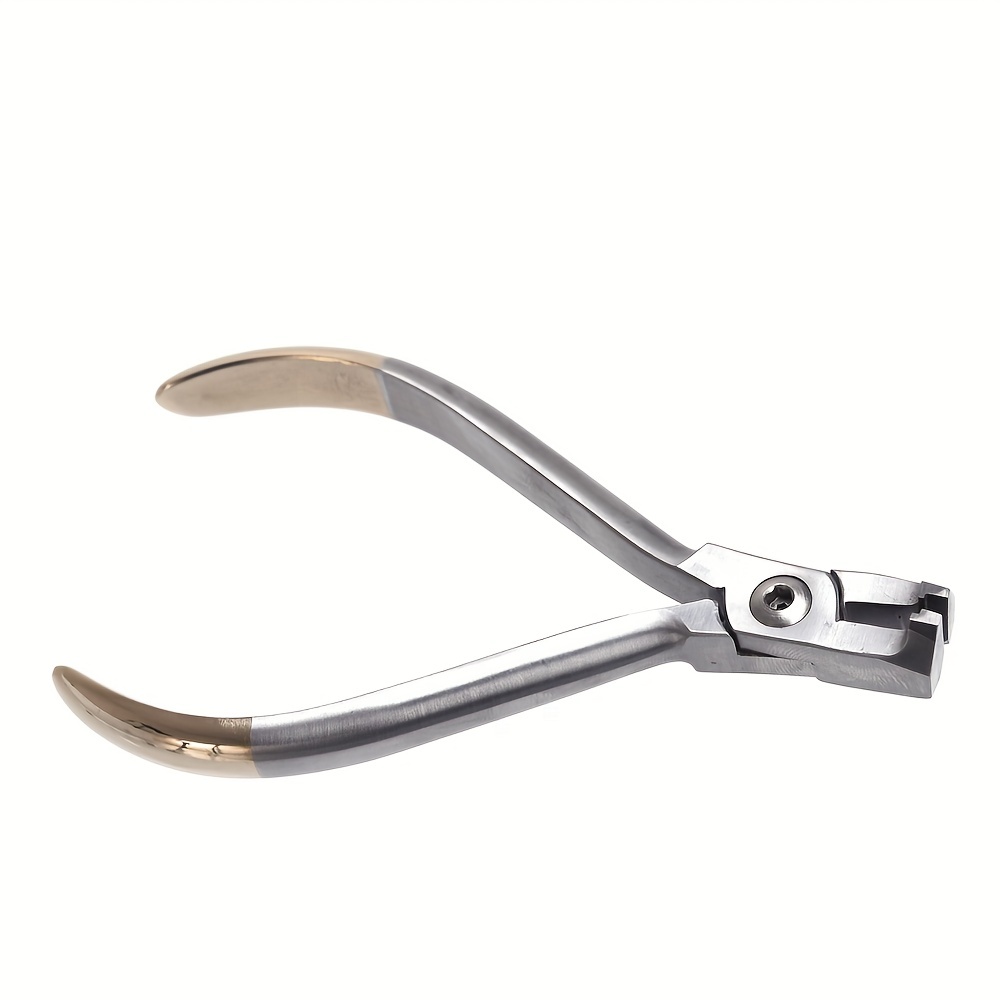 Braces Wire Cutter with Tungsten Carbide Inserts and Safety Hold
