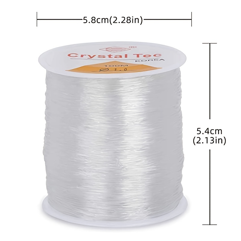 Transparent Nylon Line Crystal Non elastic Fishing Wire Diy - Temu
