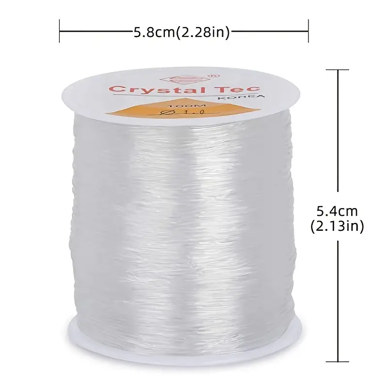 Transparent Nylon Line Crystal Non elastic Fishing Wire Diy - Temu Canada