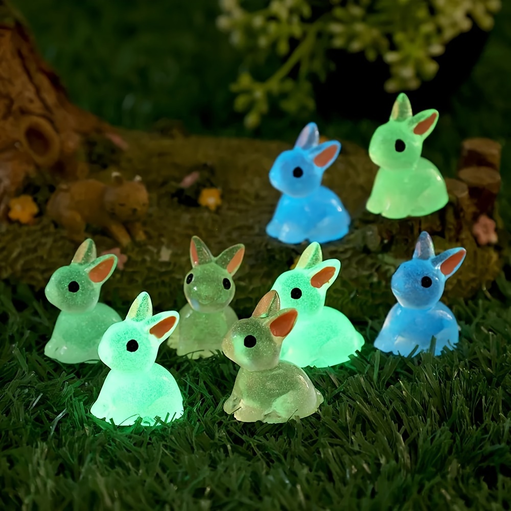 Kaninchen Mini Figur Festival Geschenk Kreative Durable Neujahr Dekoration  Harz Kaninchen Ornamente