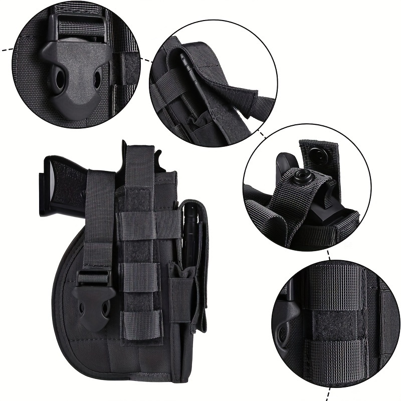 [Universal Quick Pull Stealth Holster] Outdoor Nylon Stealth Holster, CS Field Stealth Holster Universal Quick Pull Holster