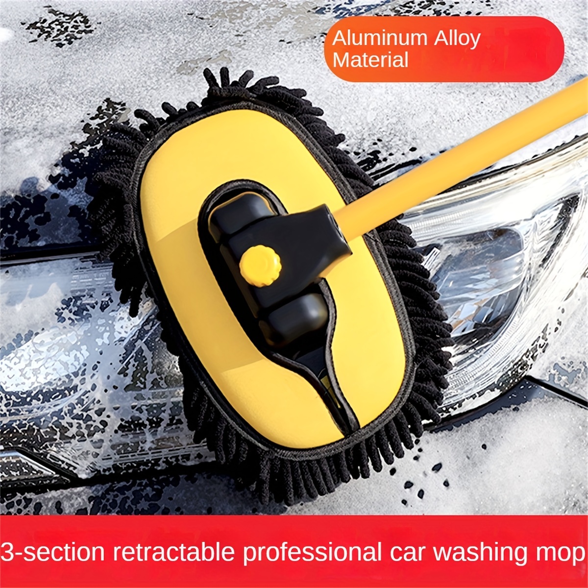 Car Body Car Wash Mop Brush Soft Bristle Car Wash Brush - Temu