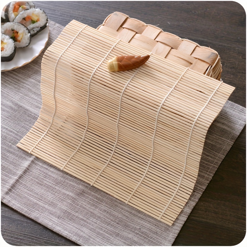 1pc 24cm*24cm Sushi Making Equipment, Bamboo Sushi Mat (9.44inch*9.44inch)