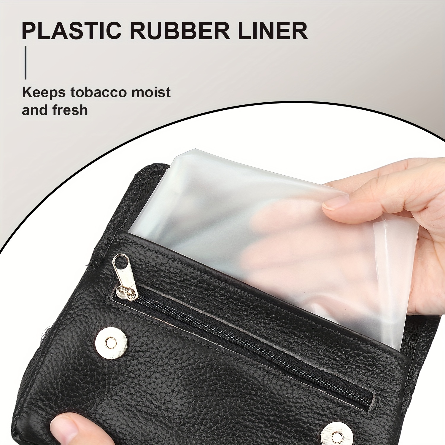 Leather Tobacco Bag: Portable Cigarette Rolling Pipe Bag - Temu