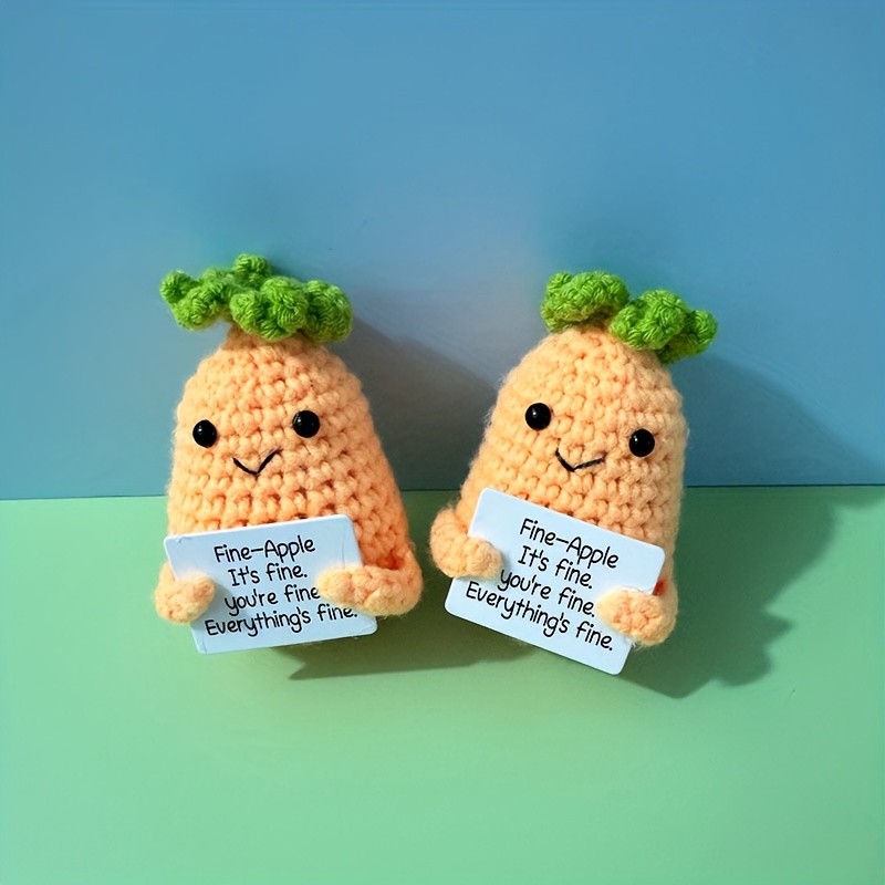 Handmade Emotional Support Pickled Cucumber Gift Handmade Crochet Emotional  Support Pickles Cute Crochet Pickled Cucumber