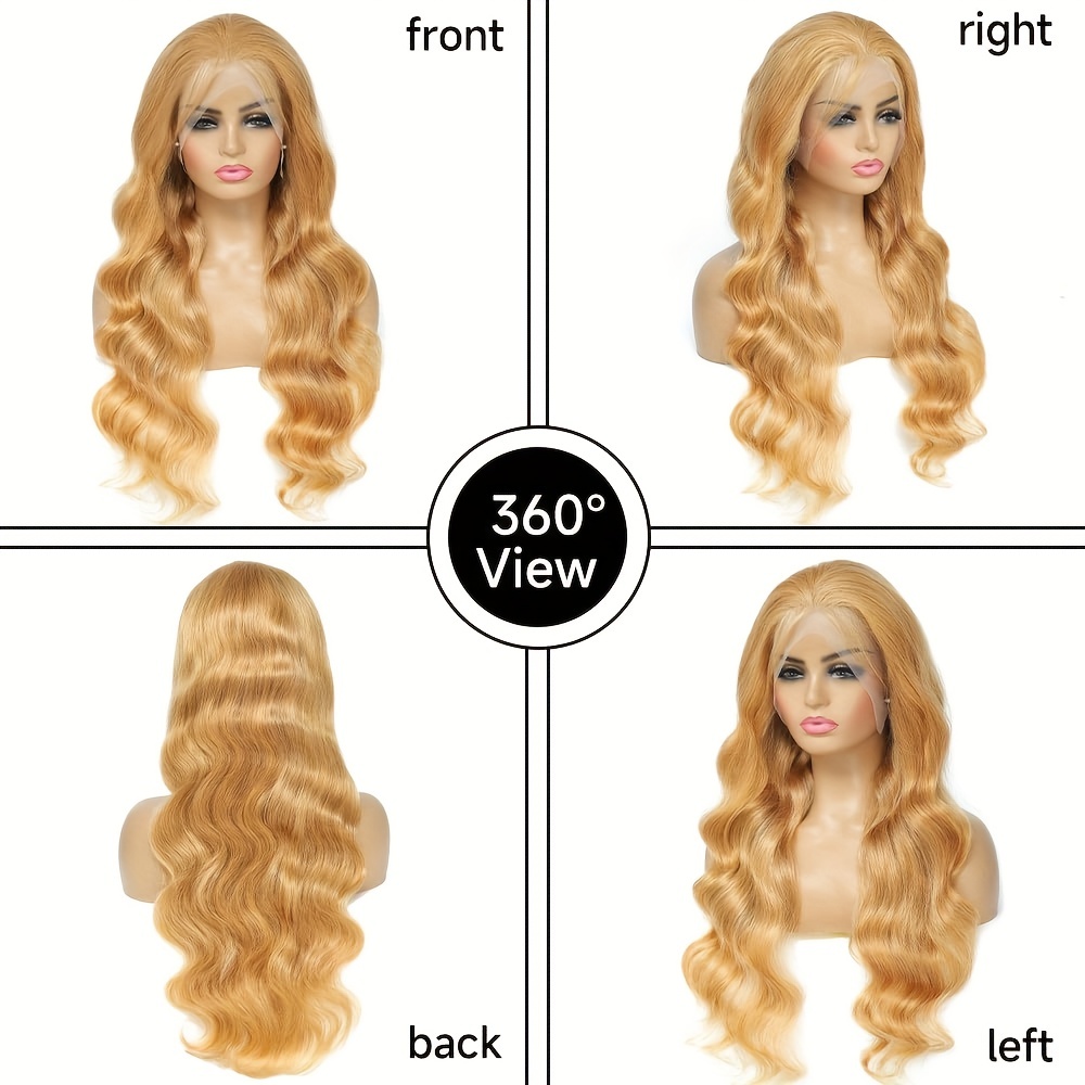 Blonde hotsell wig transparent